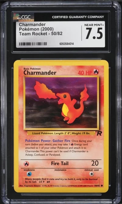 2000 Pokemon Team Rocket Charman