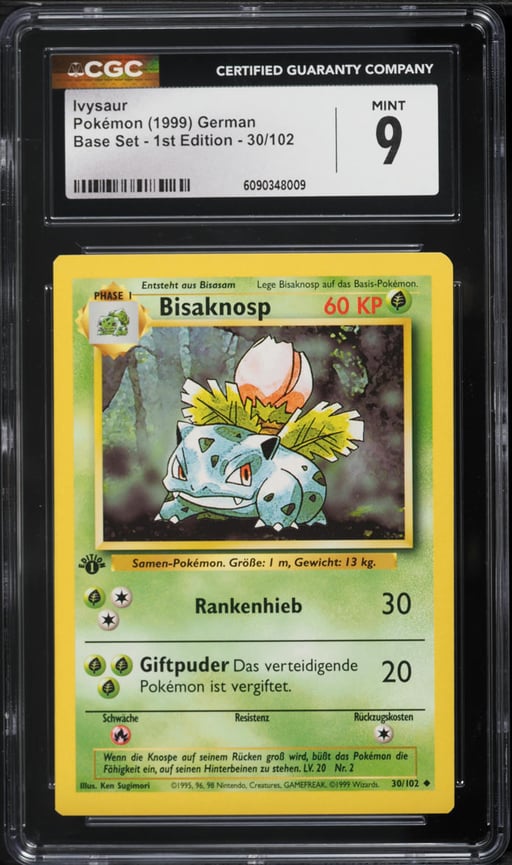 1999 Pokemon German Base Set 1st