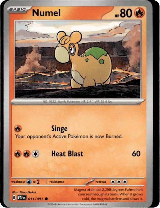 2024 Numel #11 Paldean Fates