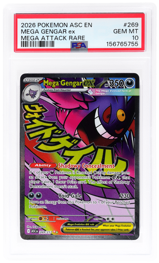 2026 Pokemon Mega Evolution Ascended Heroes Mega Attack Rare Mega Gengar Ex #269 PSA 10