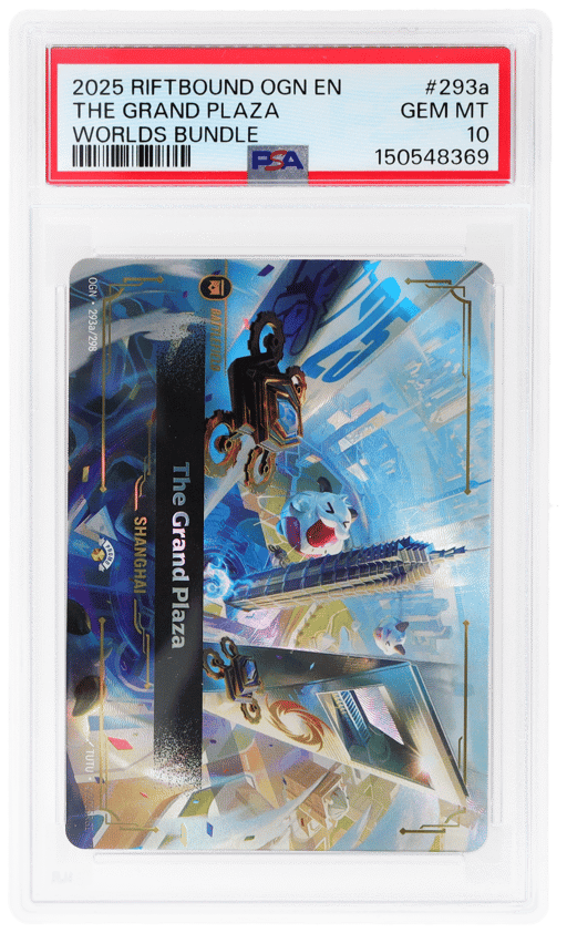 2025 League of Legends Riftbound Worlds Bundle Shanghai the Grand Plaza #293a PSA 10