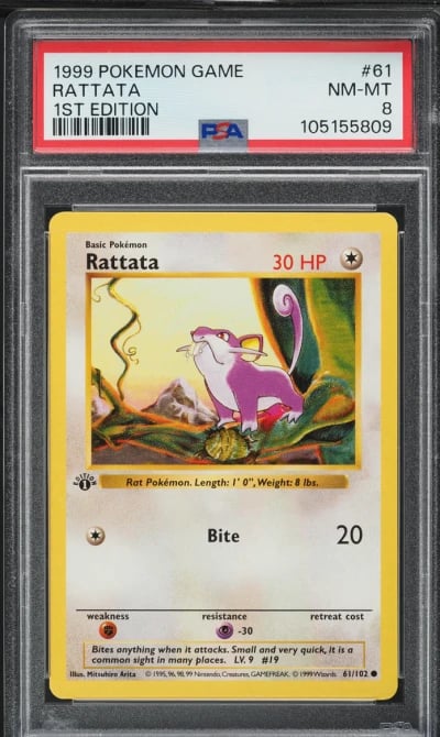 1999 Pokemon Base Set Shadowless