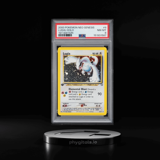 2000 Pokemon Neo Genesis 1st Edition Holo Lugia #9 PSA 8 NM-MT