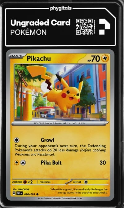 2024 Pikachu Paldean Fates #018
