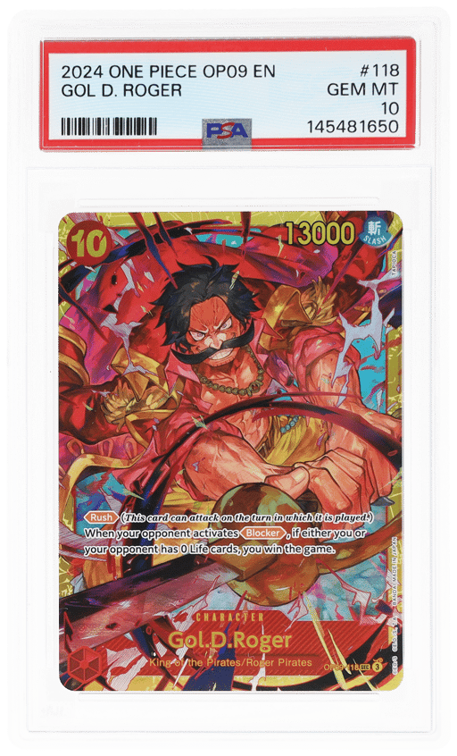 2024 One Piece Emperors In the New World Gol D Roger #OP09118 PSA 10