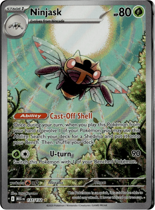 2025 Ninjask #137 Mega Evolution