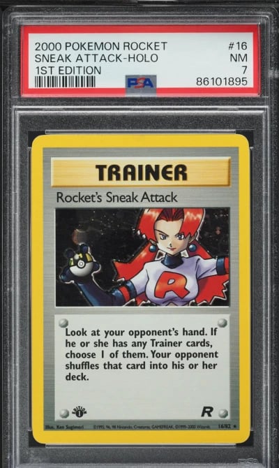2000 Pokemon Team Rocket 1st Edi