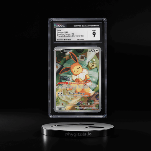 2025 Pokemon Scarlet & Violet Promo Prismatic Evolutions ETB Full Art Eevee #173 CGC 9 MINT