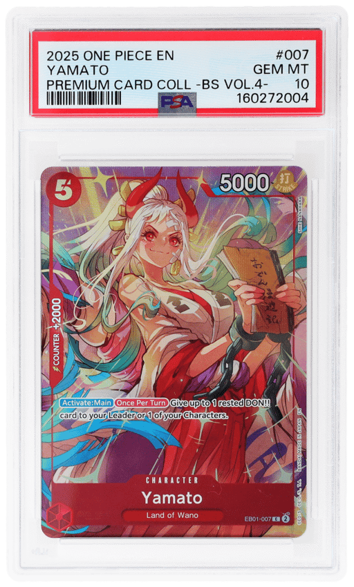 2025 One Piece Premium Card Collection Best Selection Volume 4 Yamato #EB01-007 PSA 10