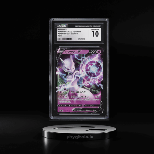 2022 Pokemon Japanese Sword & Shield GO Holo Mewtwo V #30 CGC 10 GEM MINT