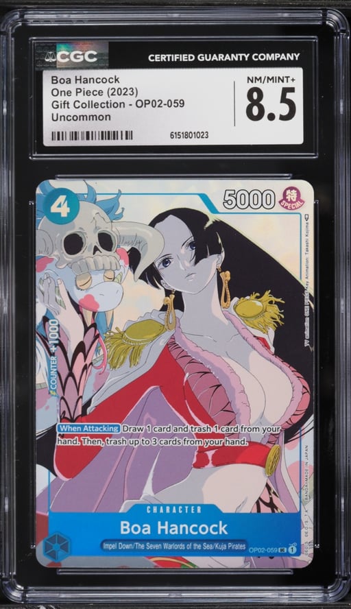 2023 One Piece Gift Collection Boa Hancock #OP02-059 CGC 8.5 NM-MT+