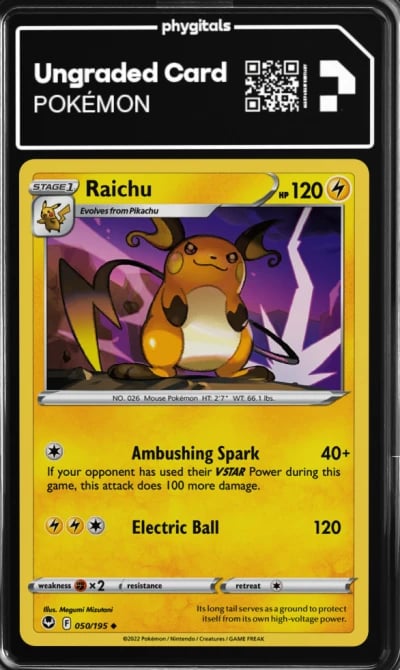 2022 Raichu Silver Tempest #050