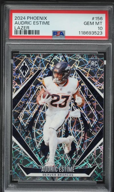 2024 Panini Phoenix Lazer Audric Estime ROOKIE #156 PSA 10 GEM MINT