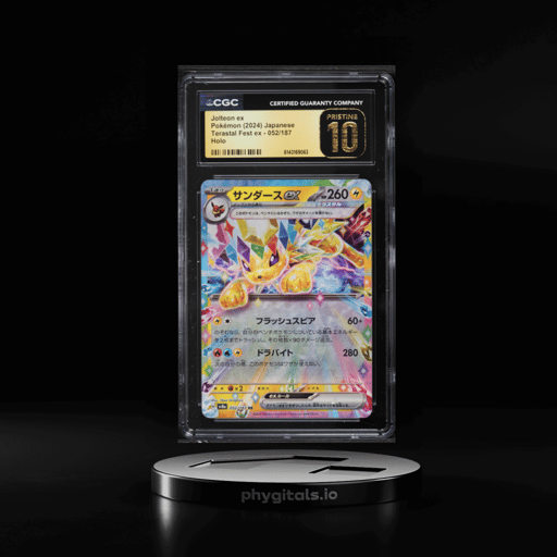 2024 Pokemon Japanese Scarlet & Violet Terastal Fest Ex Holo Jolteon EX #52 CGC 10 PRISTINE