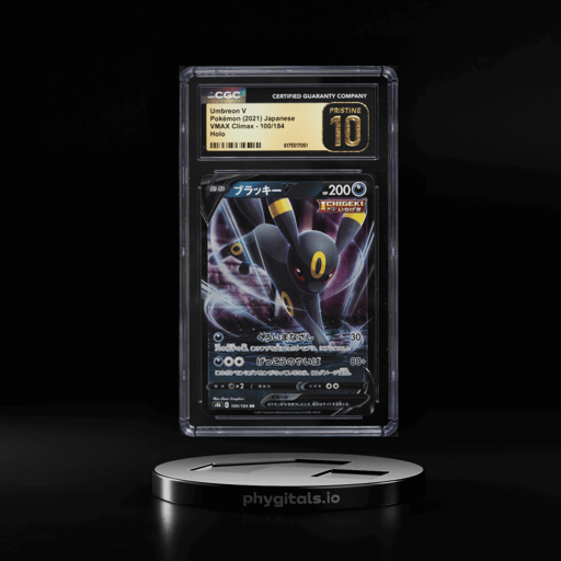 2021 Pokemon Japanese Sword & Shield Vmax Climax Holo Umbreon V #100 CGC 10 PRISTINE