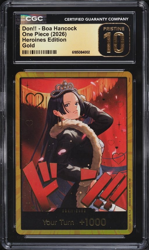 2026 One Piece Heroines Edition Gold Don!! Boa Hancock CGC 10 PRISTINE