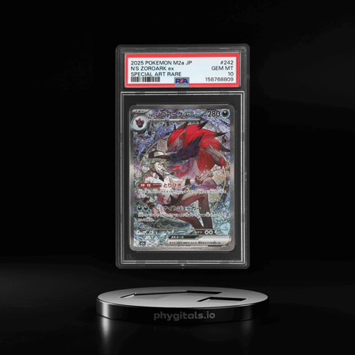 2025 Pokemon Mega Dream Ex High Class Expansion Japanese Special Art Rare N's Zoroark Ex #242 PSA 10