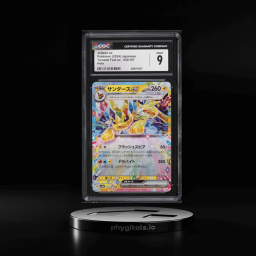 2024 Pokemon Japanese Scarlet & Violet Terastal Fest Ex Holo Jolteon Ex #52 CGC 9 MINT