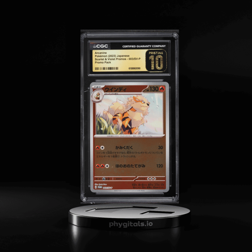 2023 Pokemon Japanese Scarlet & Violet Promo Pack Reverse Holo Arcanine #3 CGC 10 PRISTINE