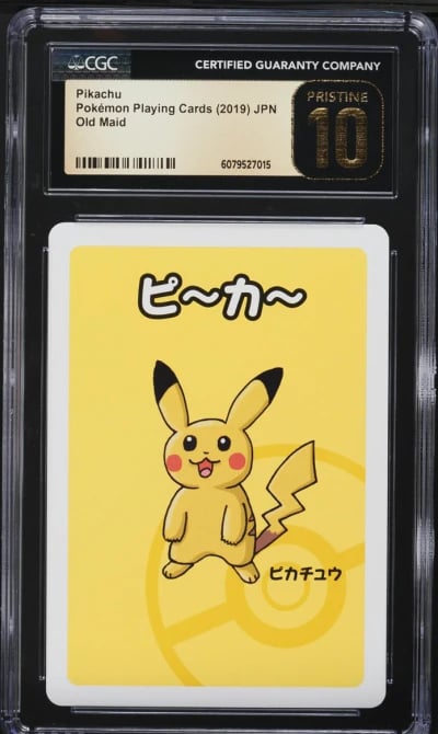 2019 Pokemon Japanese Playing Cards Old Maid Pikachu CGC 10 PRISTINE