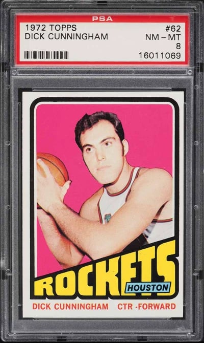 1972 Topps Basketball Dick Cunni