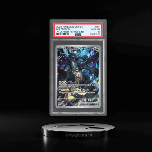 2026 Pokemon Black Star Promo Mega Evolution Ascended Heroes Elite Trainer Box N's Zekrom #031 PSA 10
