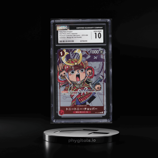2022 One Piece Japanese Premium 25th Anniversary Manga Art Tony Tony Chopper #ST01-006 CGC 10