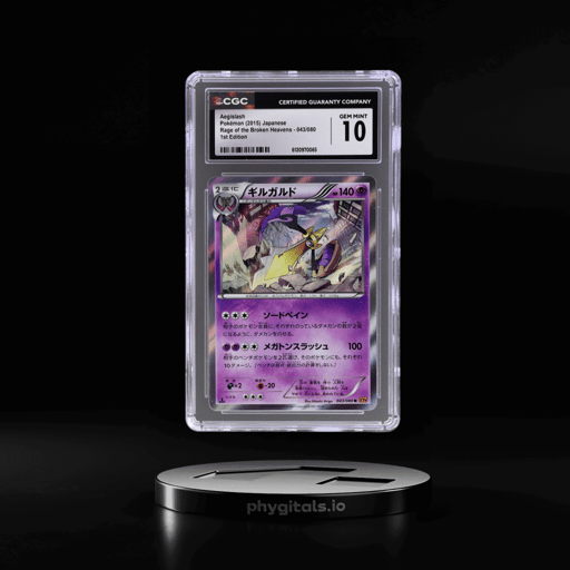 2015 Pokemon Rage of the Broken Heavens Japanese 1st Edition Aegislash #043 CGC 10