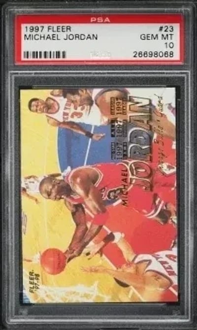 1997 Fleer Basketball Michael Jo