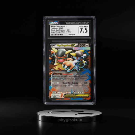 2025 Pokemon Mega Evolution Promo Box Mega Kangaskhan ex #25 CGC 7.5 NRMT+