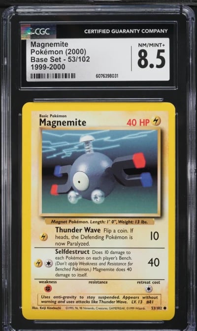 2000 Pokemon Base Set Magnemite 