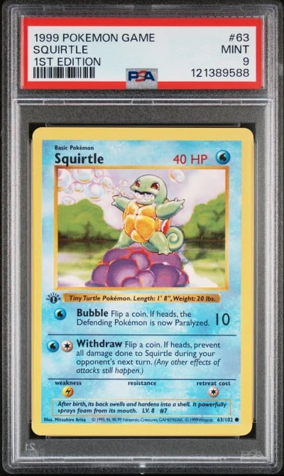 1999 POKEMON BASE SET 1ST EDITIO