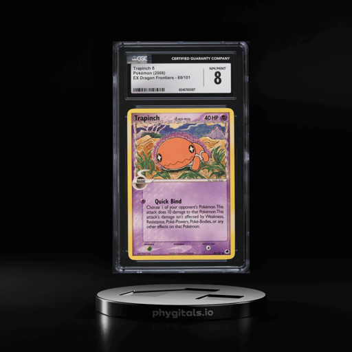 2006 Pokemon EX Dragon Frontiers Trapinch #69 CGC 8 NM-MT