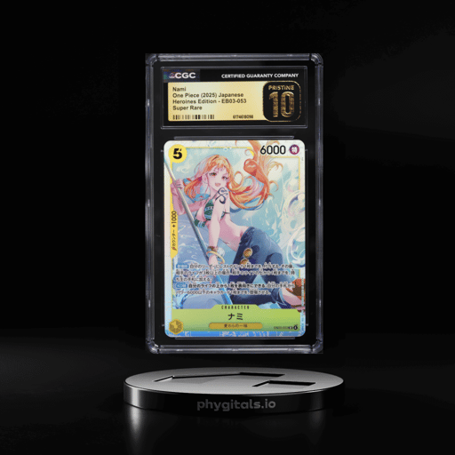 2025 One Piece Japanese Heroines Edition SR Nami #EB03-053 CGC 10 PRISTINE