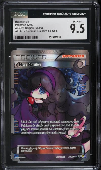 2017 Pokemon XY Premium Trainer Collection Promo Hex Maniac #75a CGC 9.5 MINT+