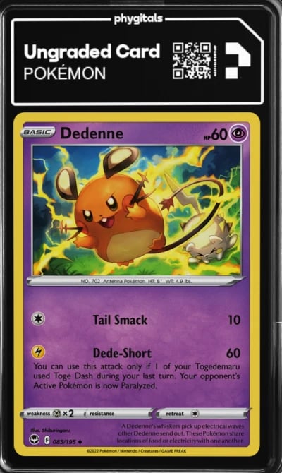 2022 Dedenne Silver Tempest #085