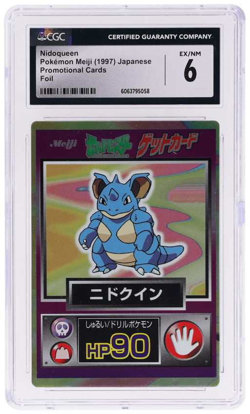 1997 Pokemon Meiji Promo Japanese Foil Nidoqueen CGC 6