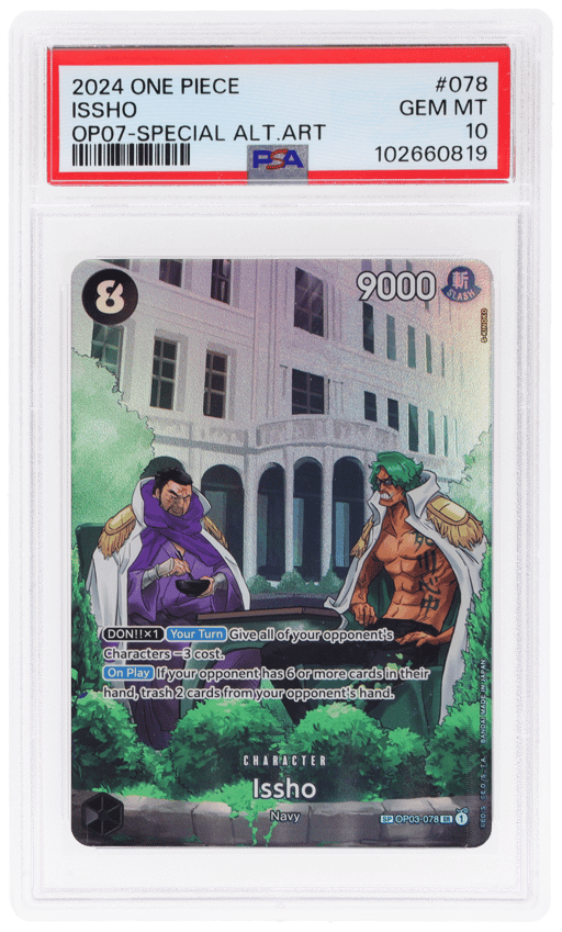 2024 One Piece 500 Years In the Future Special Alternate Art Issho #OP03-078 PSA 10