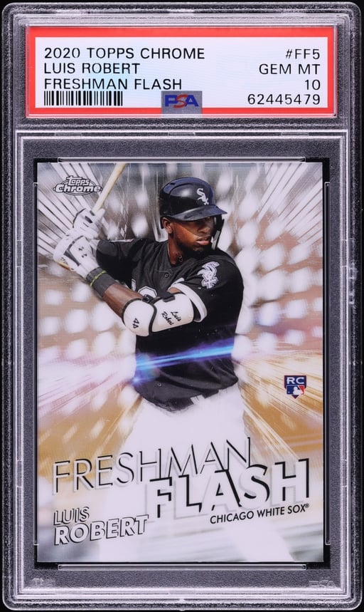 2020 Topps Chrome Freshman Flash Luis Robert ROOKIE #FF-5 PSA 10 GEM MINT