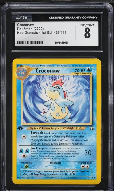 2000 Pokemon Neo Genesis 1st Edi