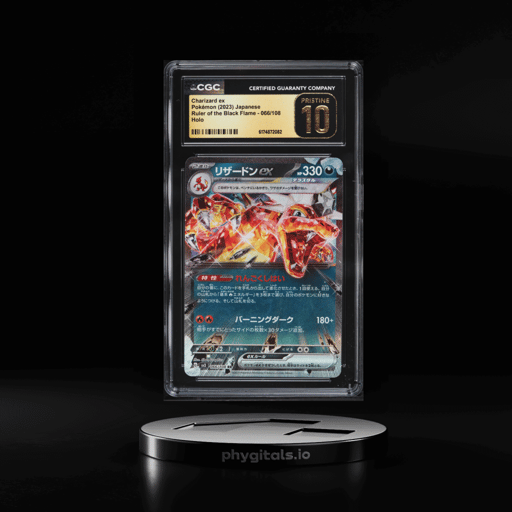 2023 Pokemon Japanese SV Ruler Of The Black Flame Holo Charizard ex #66 CGC 10 PRISTINE
