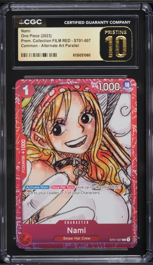 2023 One Piece Premium Collection FILM RED Nami #ST01-007 CGC 10 PRISTINE