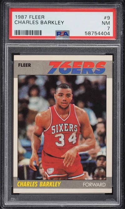 1987 Fleer Basketball Charles Ba