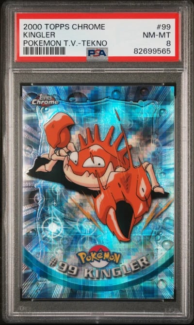 2000 TOPPS CHROME POKEMON T.V. T
