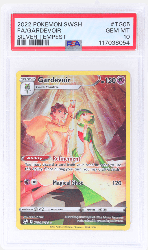 2022 Pokemon Sword and Shield Silver Tempest Gardevoir #69 PSA 10