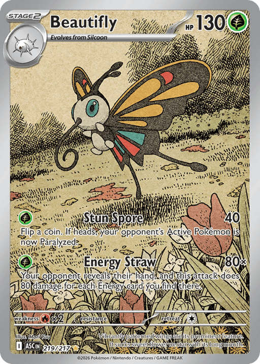 2026 Beautifly #219 Ascended Heroes