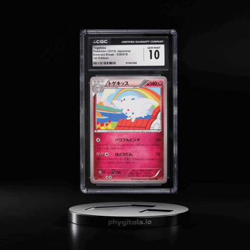 2015 Pokemon Japanese XY Emerald Break 1st Edition Togekiss #38 CGC 10 GEM MINT