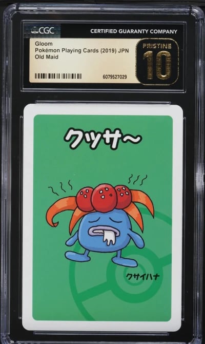 2019 Pokemon Japanese Playing Cards Old Maid Gloom CGC 10 PRISTINE