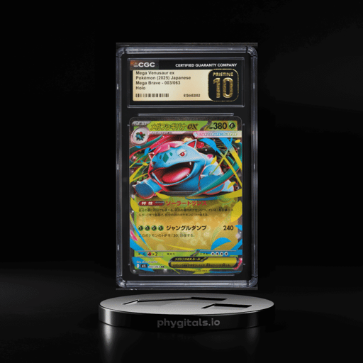 2025 Pokemon Japanese Mega Brave Holo Mega Venusaur EX #3 CGC 10 PRISTINE