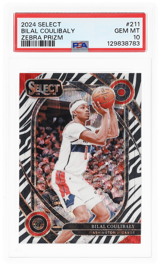 2024 Select Zebra Prizms Bilal Coulibaly #211 PSA 10